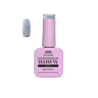 Ημιμόνιμο Βερνίκι New Woww Cosmetics 10ml 3D Silver - 200